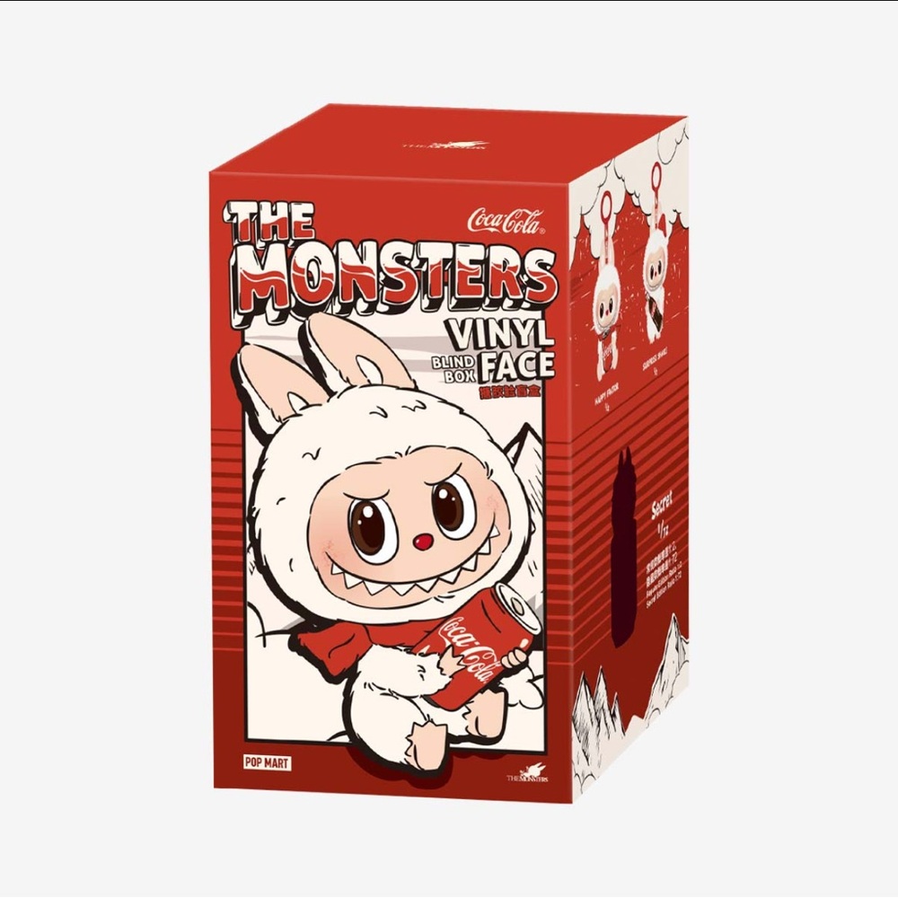 Coca-Cola The Monsters Vinyl Box with Red and White Design